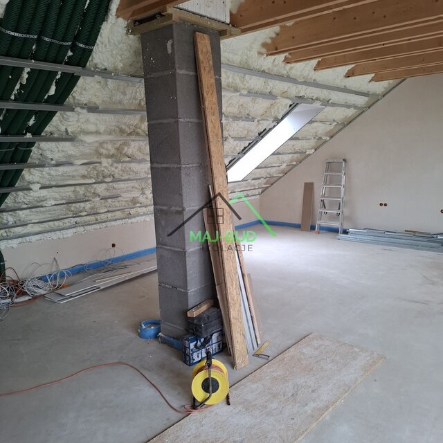 Ocieplanie pianą PUR - Dom jednorodzinny - Siadło Dolne - ul. Nad Odrą, Siadło Dolne