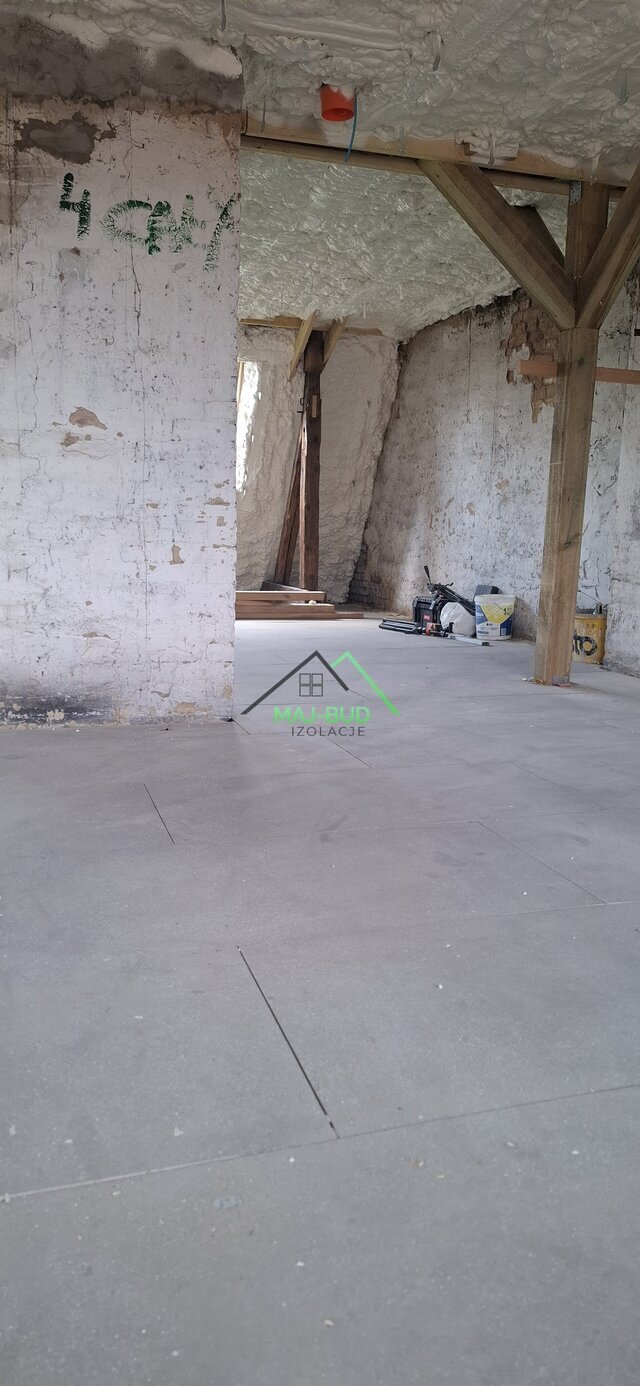 Ocieplanie pianą PUR - Dom jednorodzinny - Szczecin - ul. Chmielewskiego, Szczecin