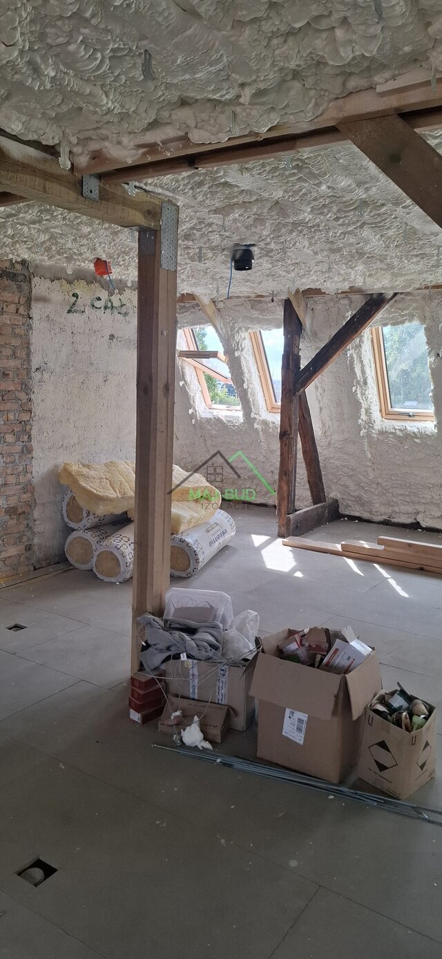 Ocieplanie pianą PUR - Dom jednorodzinny - Szczecin - ul. Chmielewskiego, Szczecin